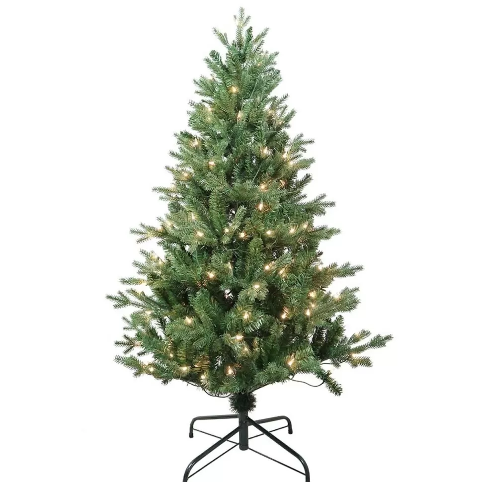 Store Kurt Adler Jackson Green Pine Artificial Christmas Tree With 150 Clear Lights