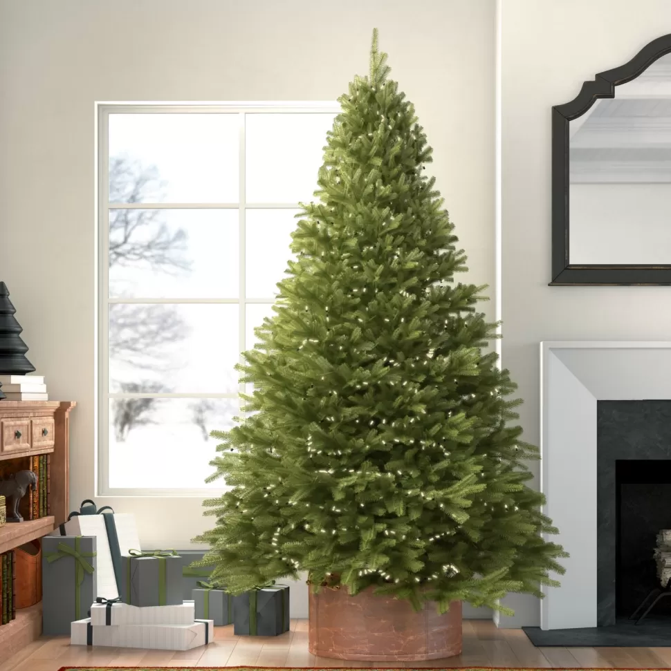 Flash Sale Three Posts Kaye Green Fir Christmas Tree With Clear/White Lights