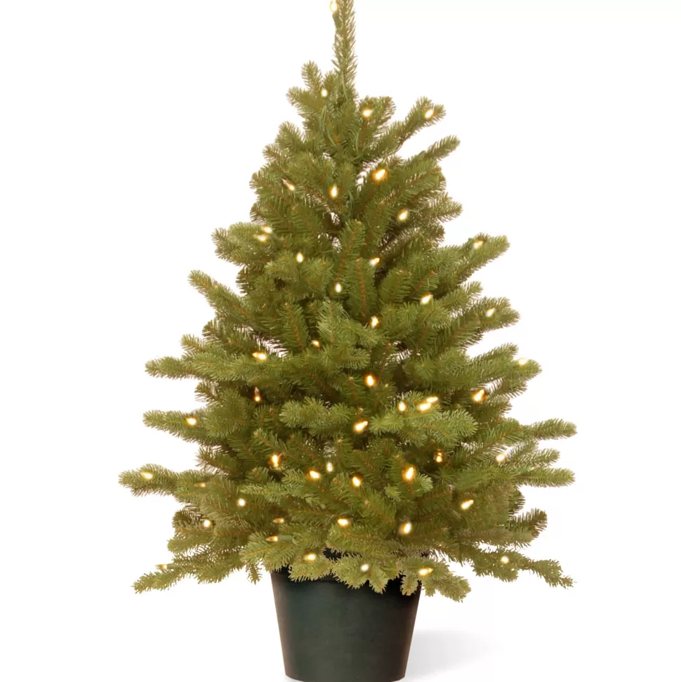 Flash Sale Andover Mills Kiara 36" H Green Artificial Christmas Tree With 100 Lights