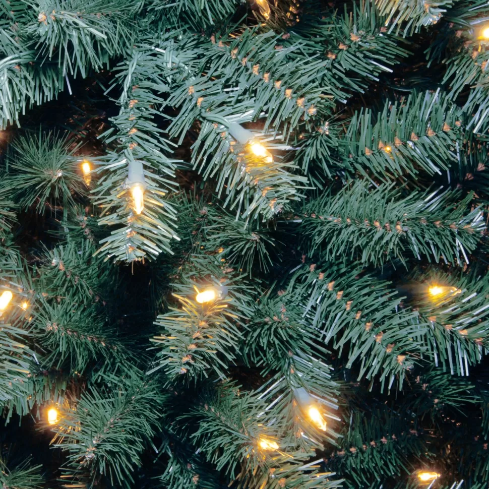 Discount Rebrilliant Lavae Lighted Artificial Fir Dunhill Fir Christmas Tree - Stand Included