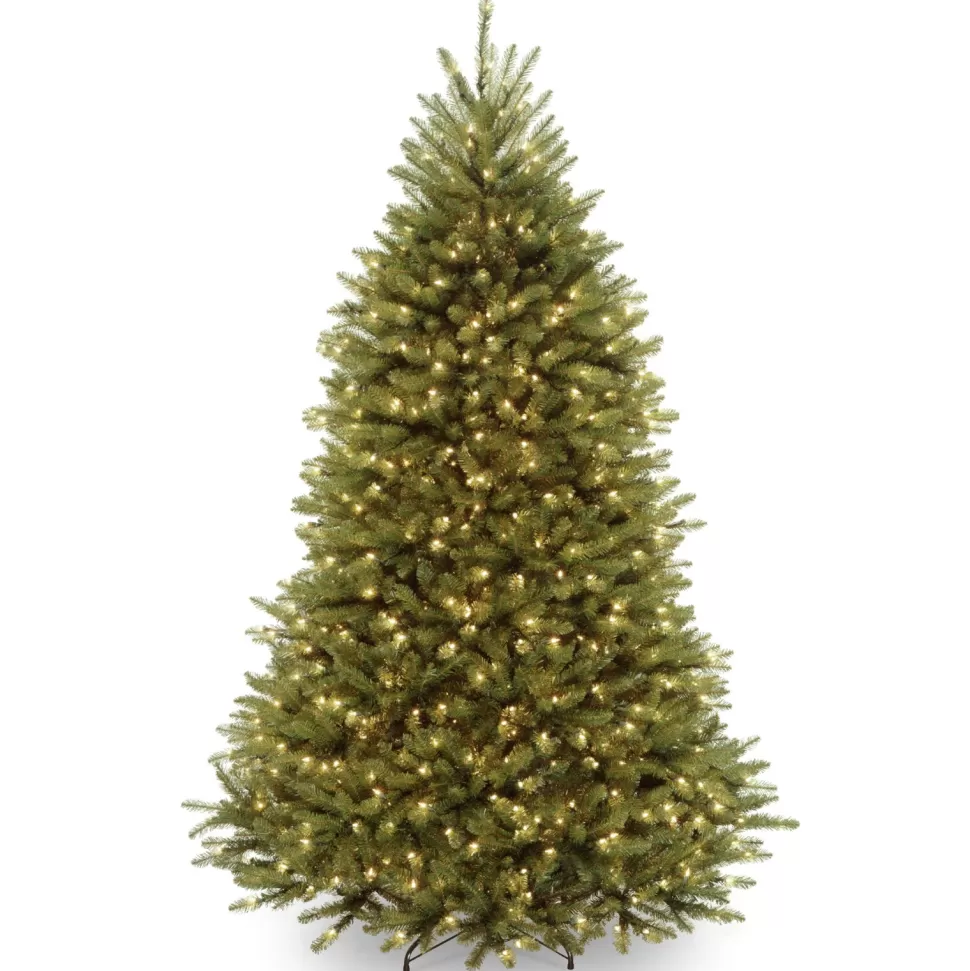 Discount Rebrilliant Lavae Lighted Artificial Fir Dunhill Fir Christmas Tree - Stand Included