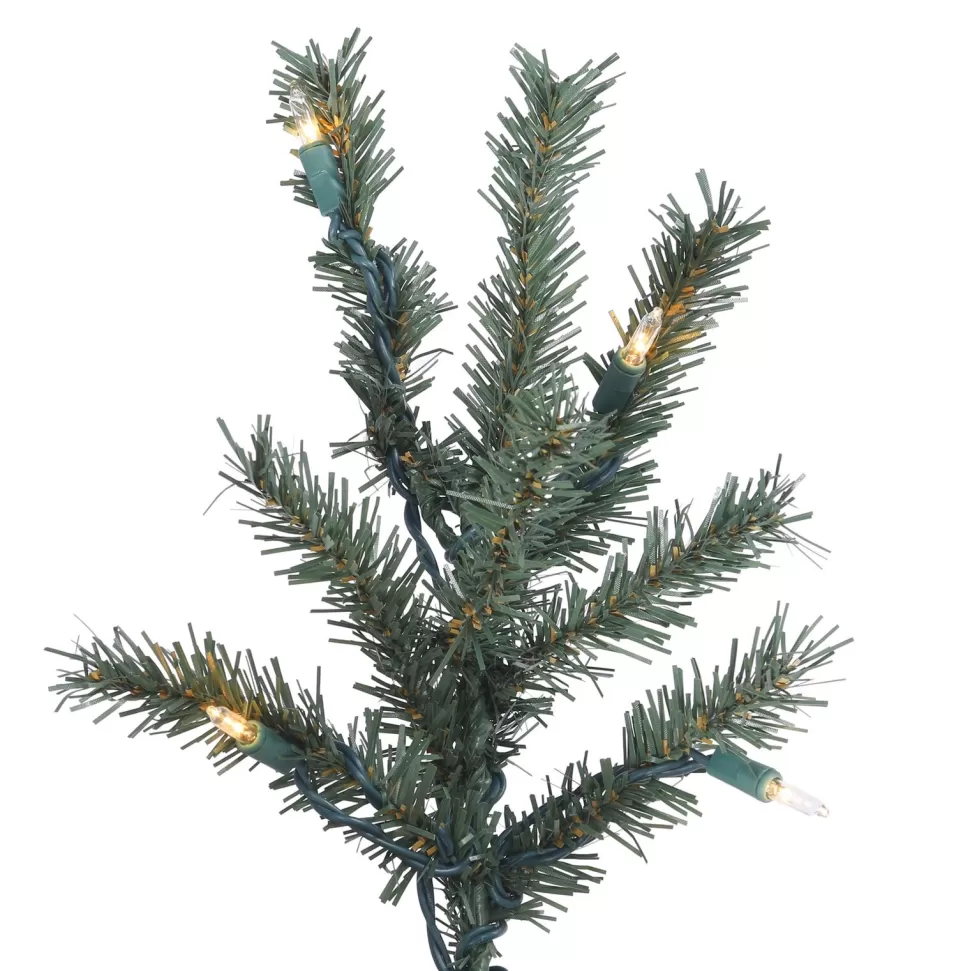 Online The Holiday Aisle Natural Bark Alpine 3 Piece Artificial Christmas Tree Set With 500 Warm White Led Lights