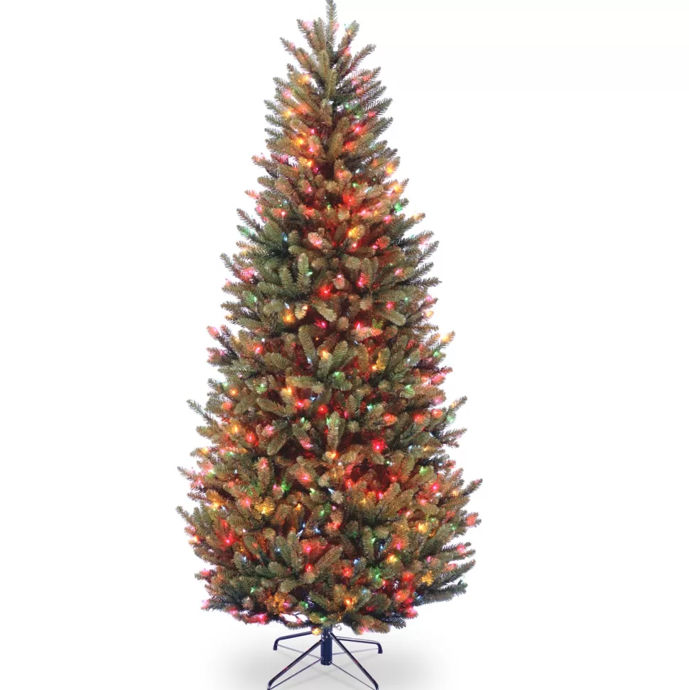 Shop Red Barrel Studio Natural Fraser Fir Lighted Artificial Fraser Fir Christmas Tree - Stand Included