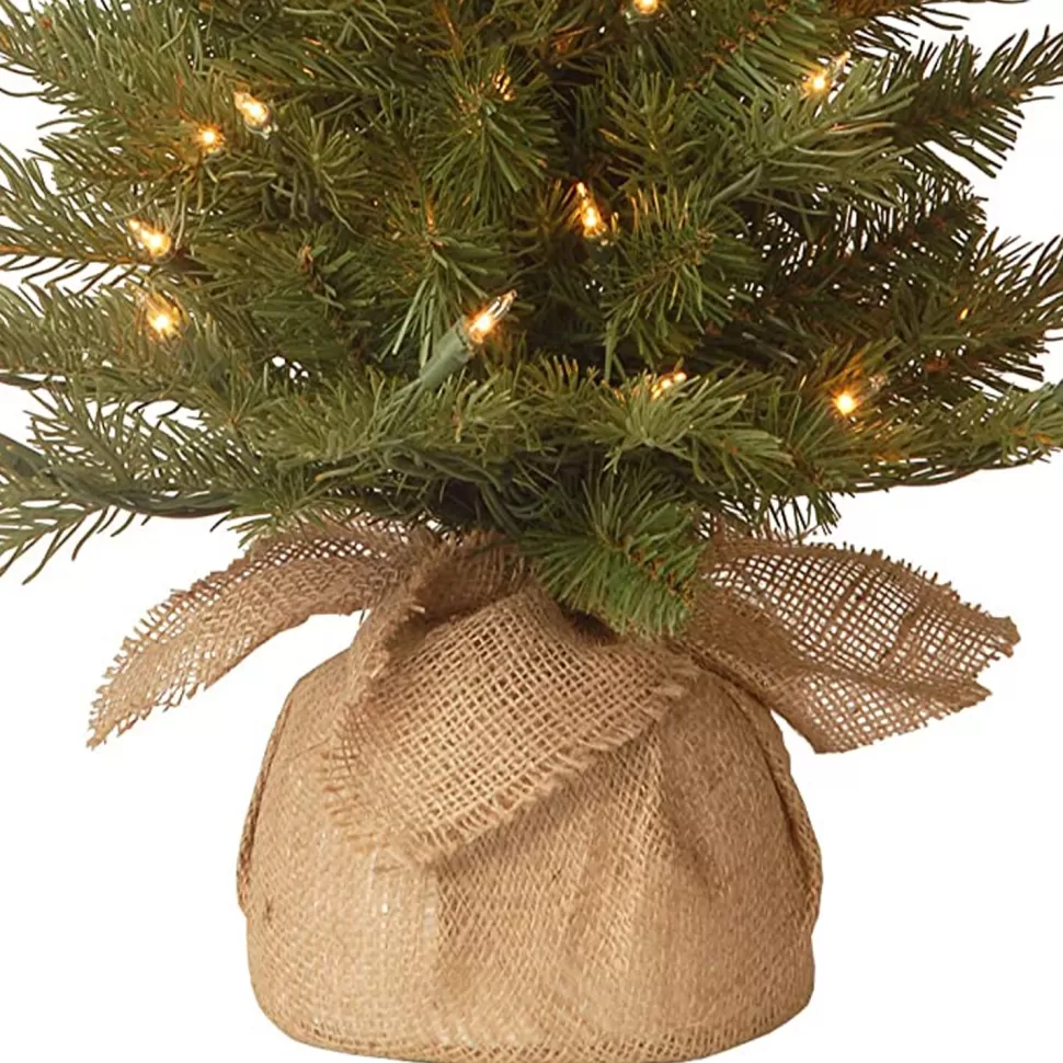 Discount Sand & Stable Nordic Spruce Green Realistic Artificial Spruce Christmas Tree With Lights