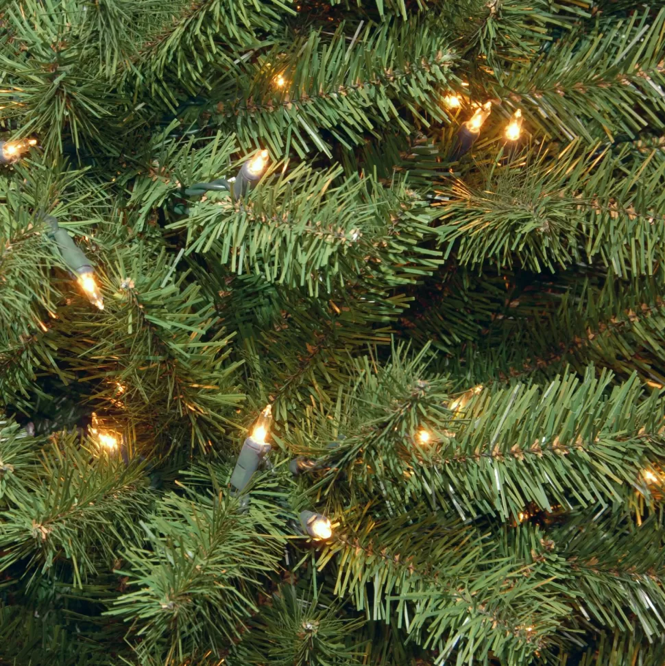 Cheap Andover Mills North Valley Slender Green Artificial Spruce Christmas Tree With Lights