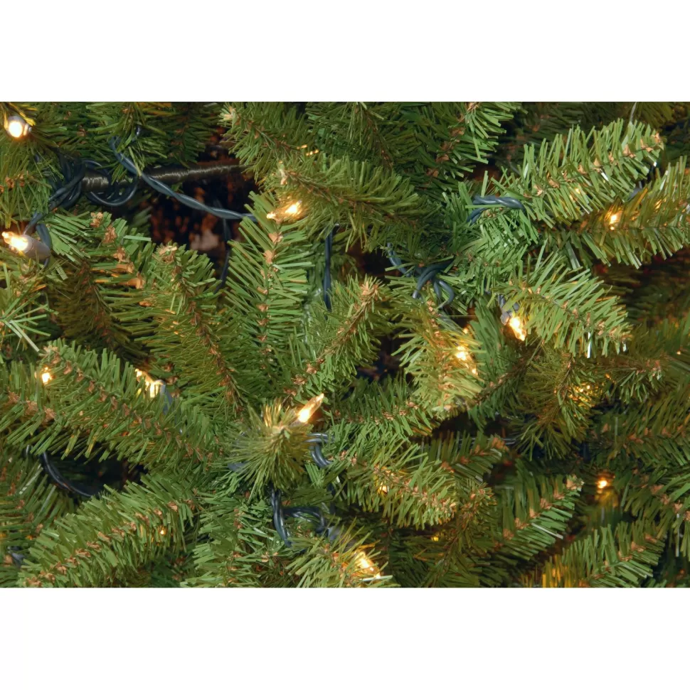 Cheap The Holiday Aisle Ogburn 90" H Green Fir Christmas Tree 450 Lights Led Lights