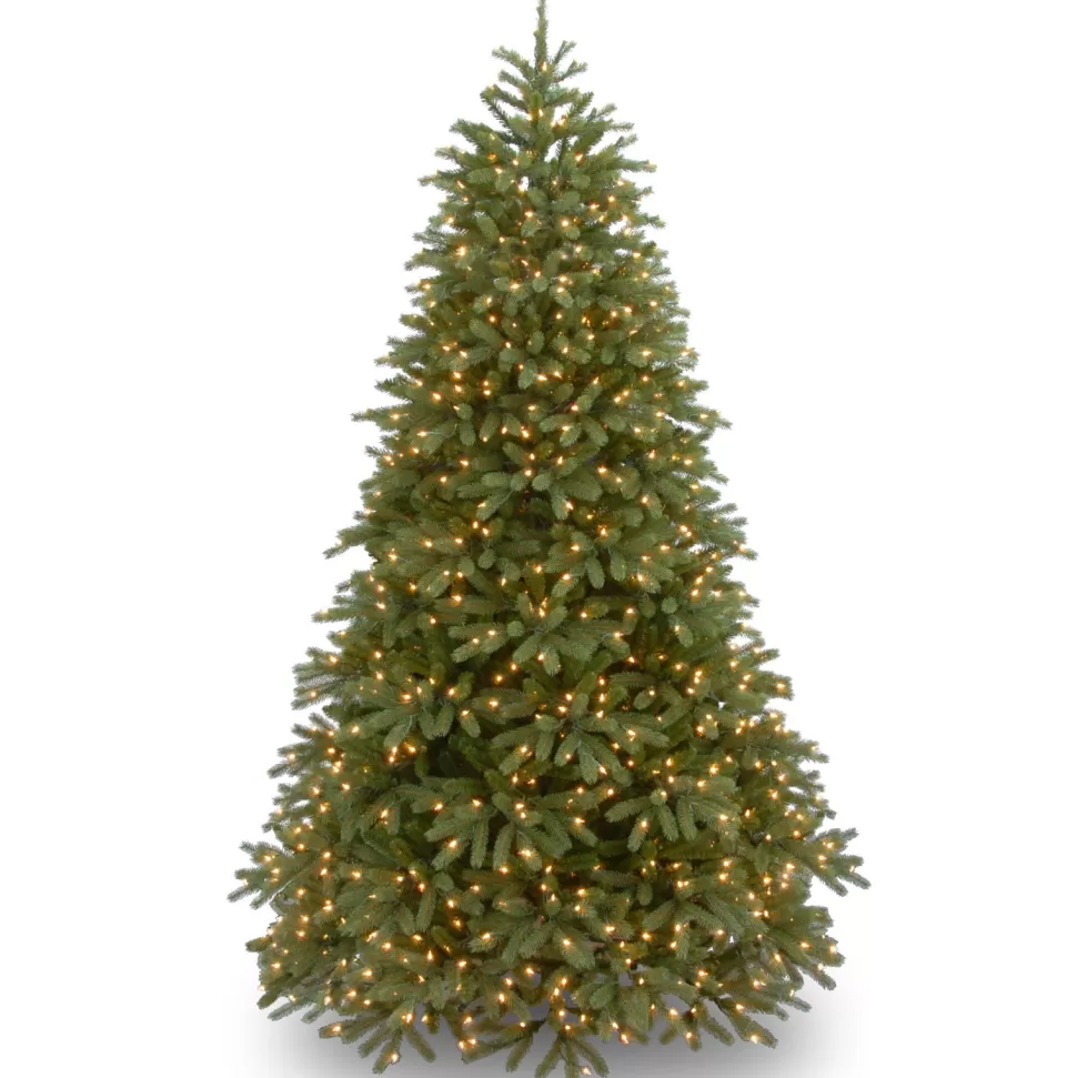 Shop Steelside Omnia Green Realistic Fir Christmas Tree With Led Lights