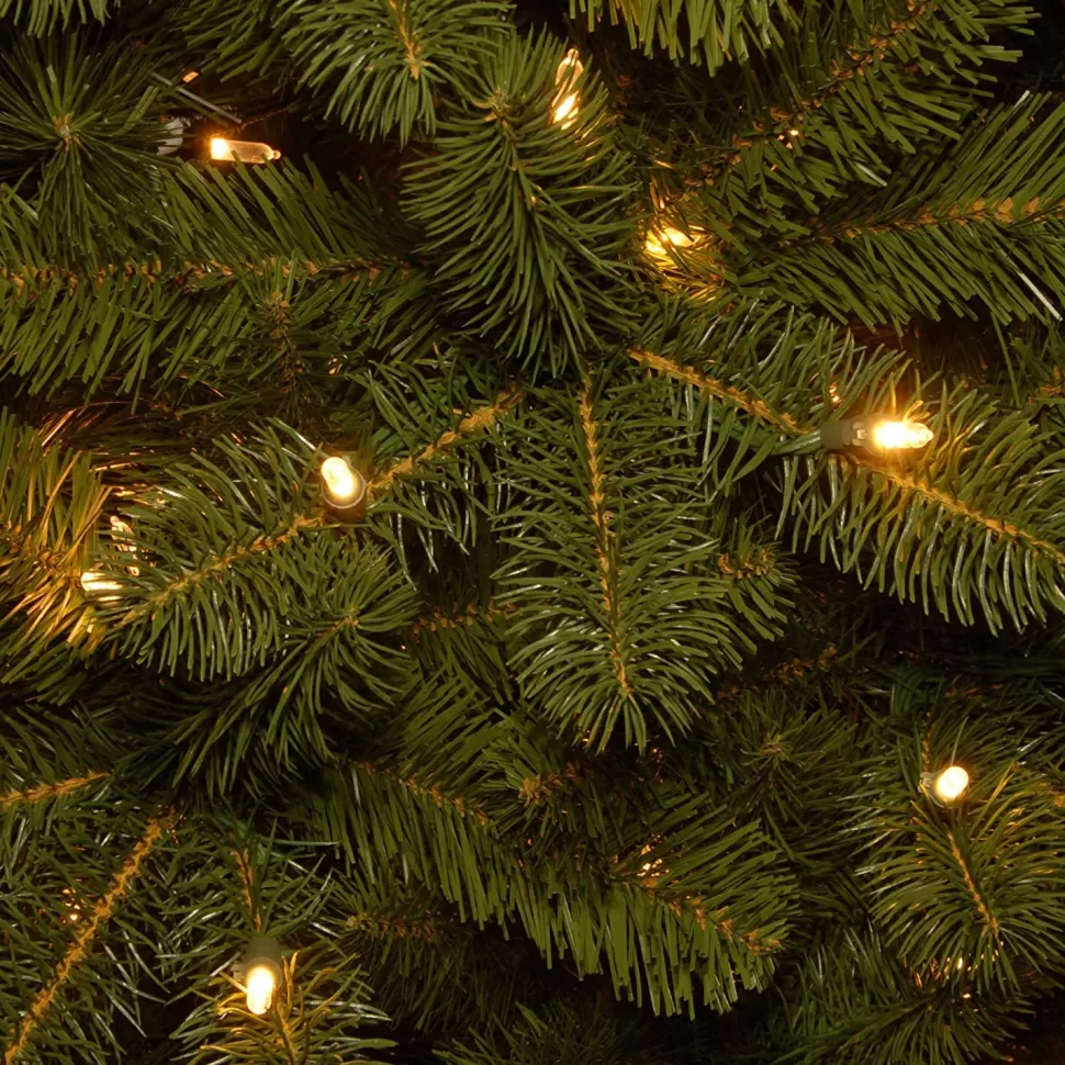 Best Sale Mercury Row Omusa 6.5' Slender Green Realistic Artificial Fir Christmas Tree With 300 Led Color Changing/Combination Lights
