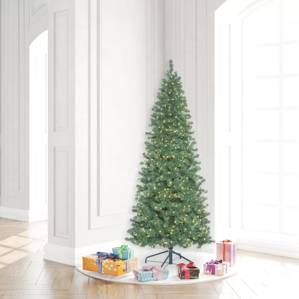 Outlet The Holiday Aisle Oregon Fir Slim Artificial Christmas Tree