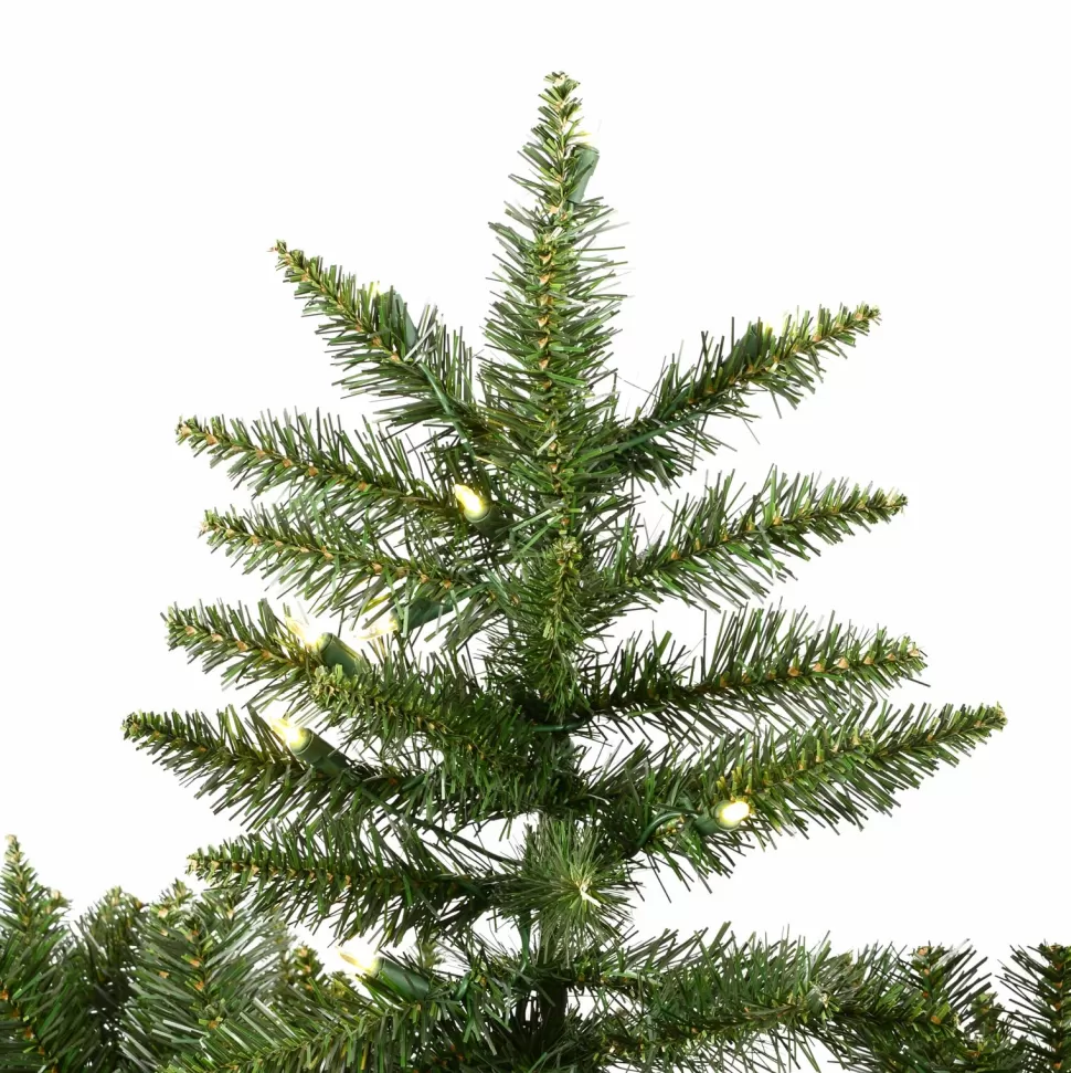 Best Sale The Twillery Co. Peabody 8' 5'' H Green Fir Artificial Christmas Tree With 1050 White Lights