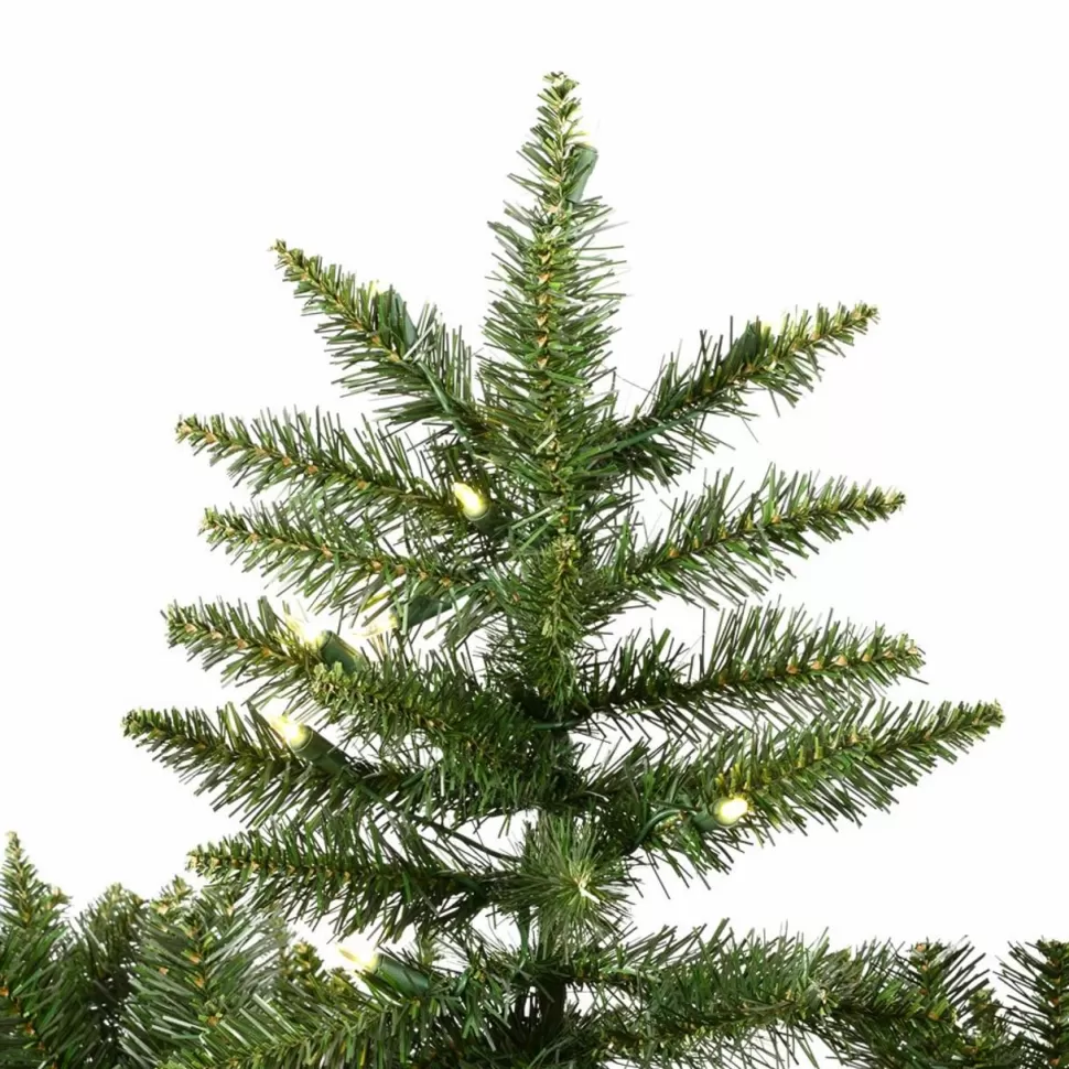 Best Sale The Twillery Co. Peabody 8' 5'' H Green Fir Artificial Christmas Tree With 1050 White Lights