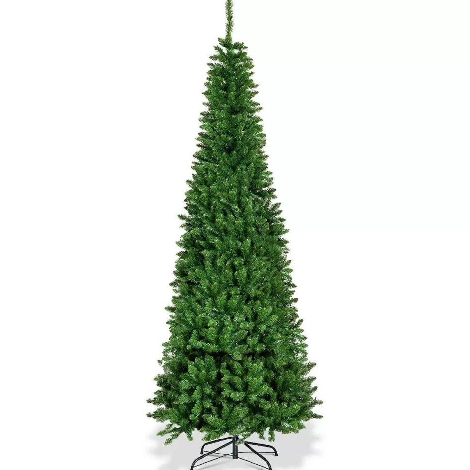 Online The Holiday Aisle Pencil 7.5' Green Fir Artificial Christmas Tree With Multi-Color Lights