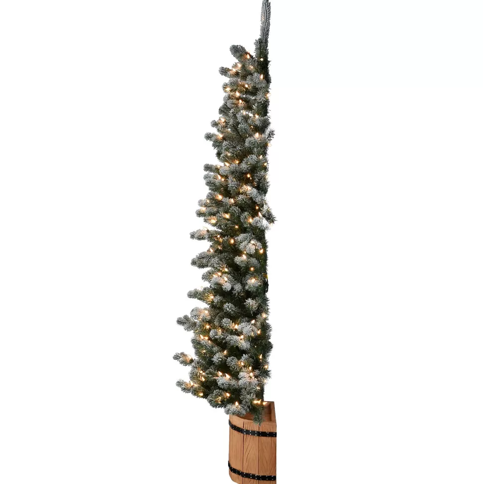 Cheap The Twillery Co. Popovich Snowy Sheffield 6' Green Spruce Artificial Christmas Tree With 250 Clear/White Lights