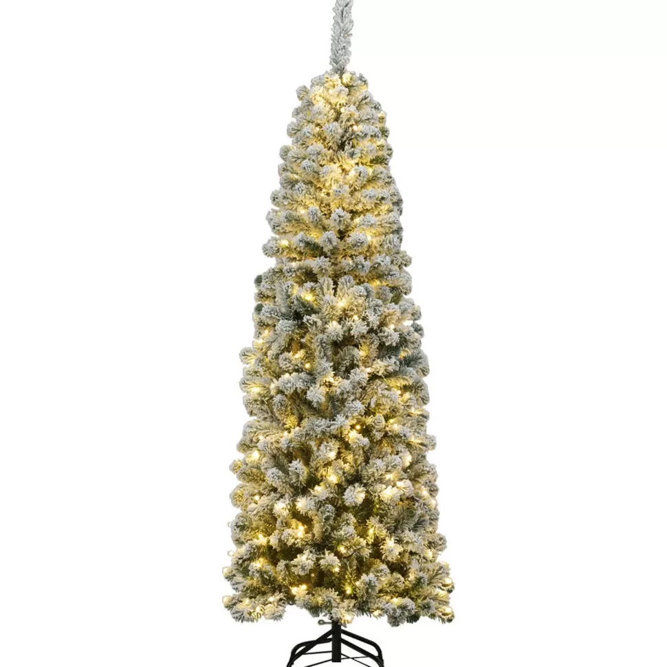 Online The Holiday Aisle Pre-Lit 6' Red/Yellow Pine Artificial Christmas Tree With 250 Clear/White Lights