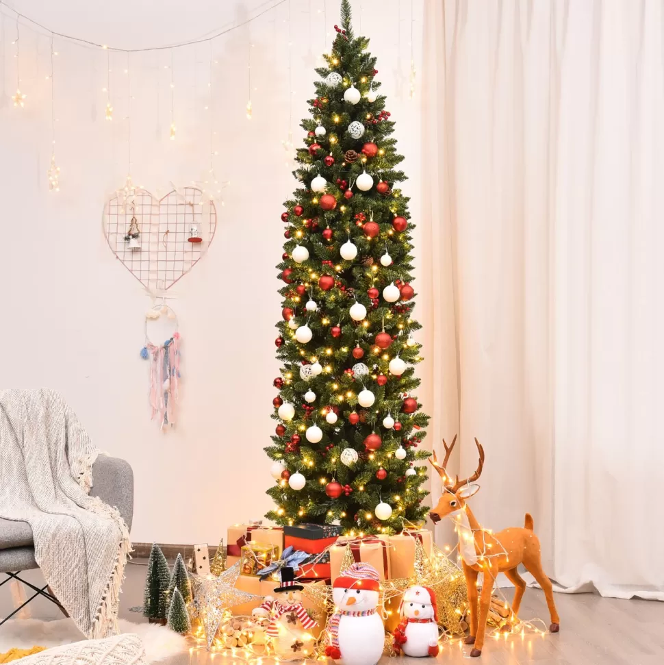 Online The Holiday Aisle Pre-Lit 7.5' Green Pine Artificial Christmas Tree With 350 Clear/White Lights