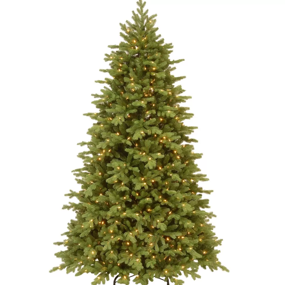 Sale Three Posts Princeton Fir Green Artificial Fir Christmas Tree With Lights