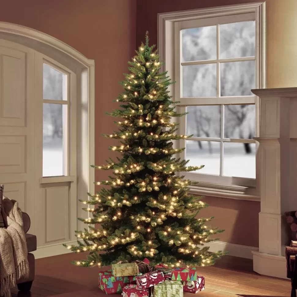 Discount The Holiday Aisle Royal Majestic 7.5' Green Spruce Artificial Christmas Tree With 700 Cool White Lights