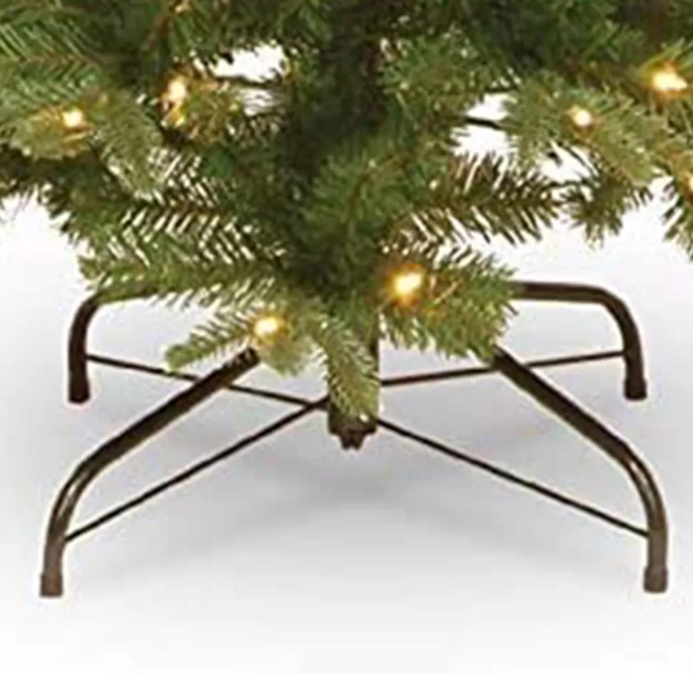 New The Holiday Aisle Slender Green Realistic Artificial Fir Christmas Tree With Clear Lights