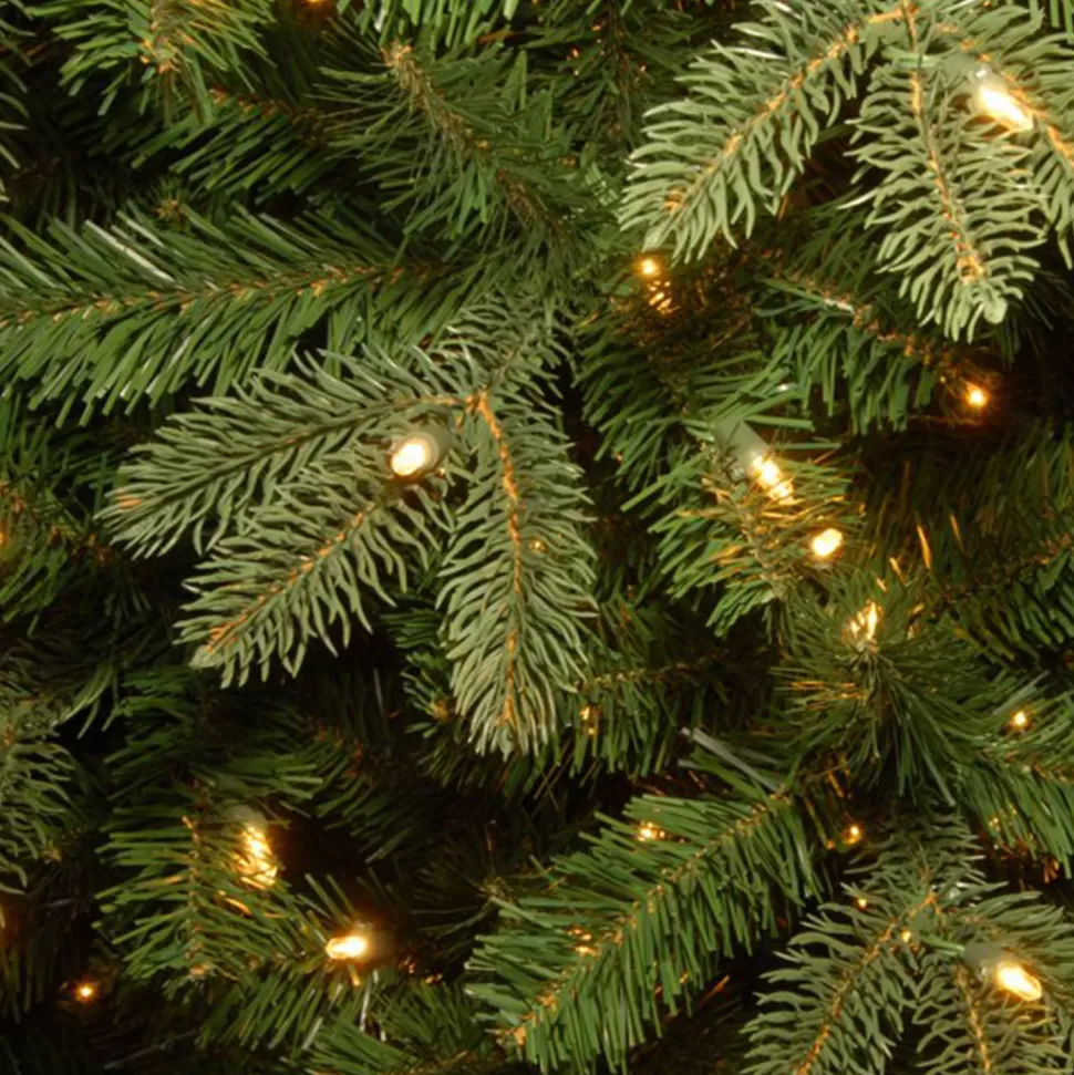 New The Holiday Aisle Slender Green Realistic Artificial Fir Christmas Tree With Clear Lights