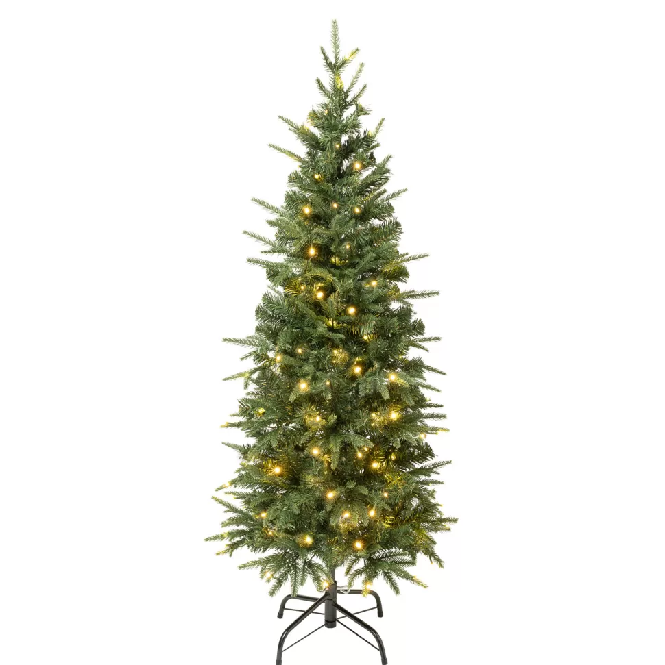 Online The Holiday Aisle Slender Realistic Artificial Pvc And Pe Blend Fir Christmas Tree