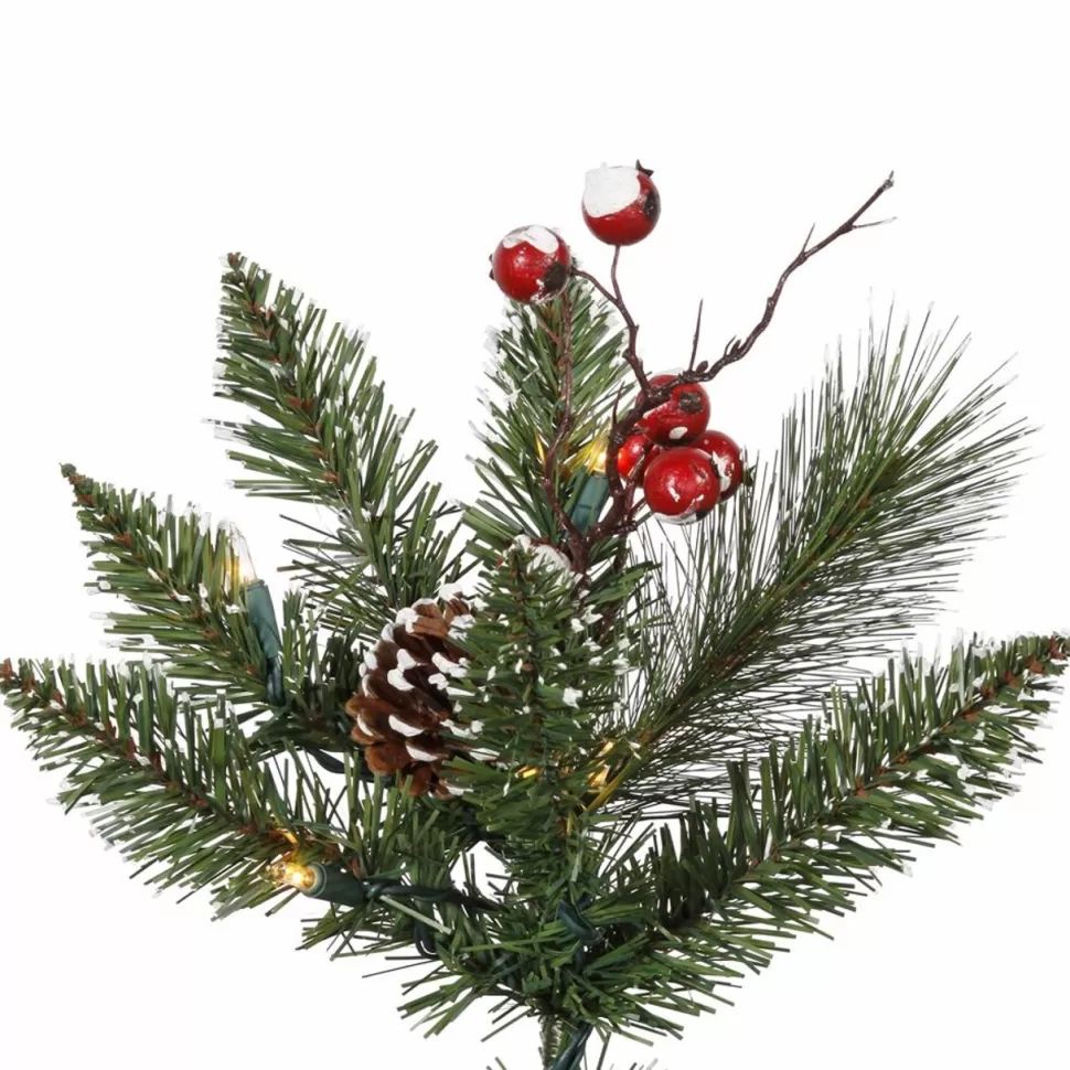 Cheap Andover Mills Snow Tipped Pine And Berry 2' Artificial Christmas Tree With 35 Clear Lights