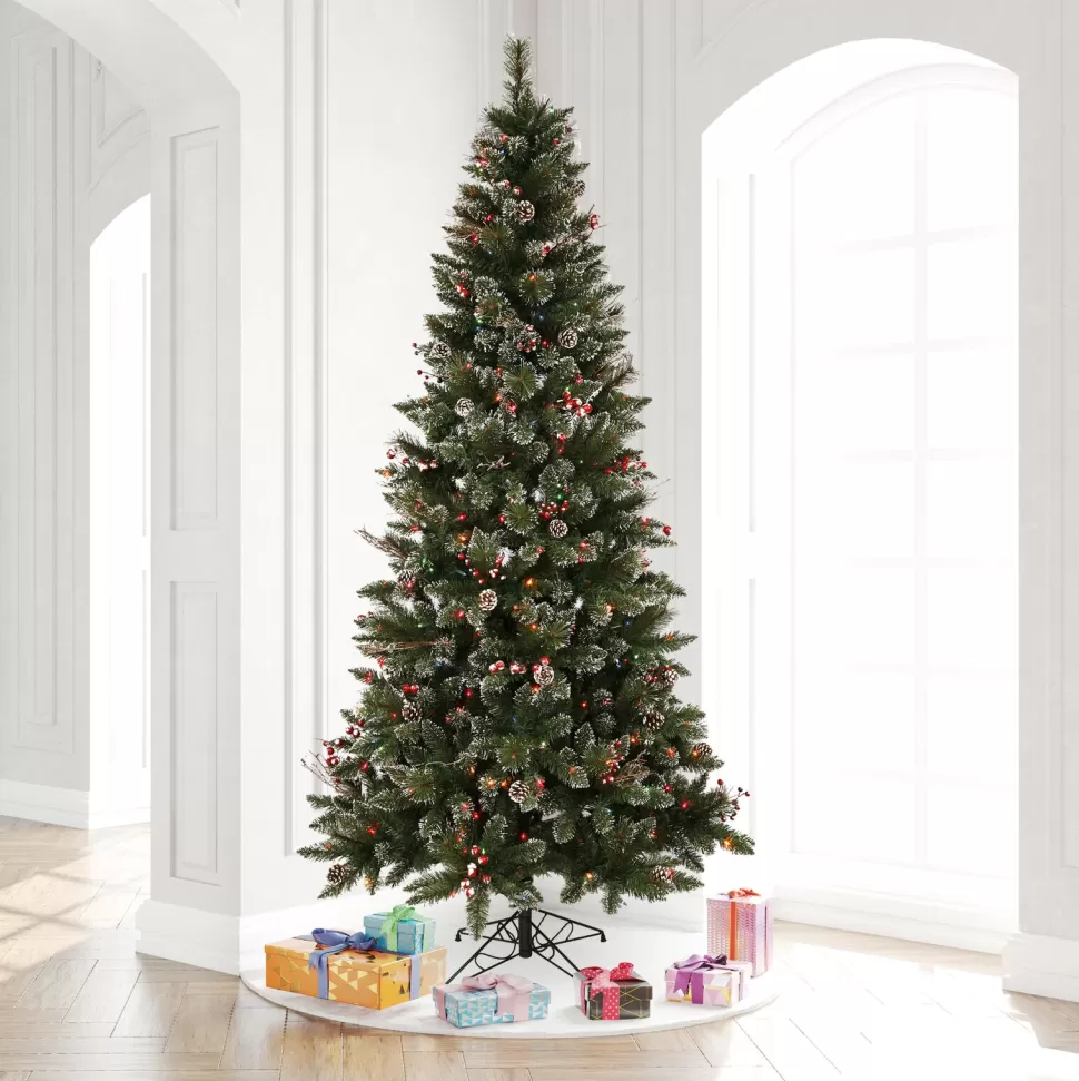 Sale Andover Mills Snow Tipped Pine Artificial Christmas Tree