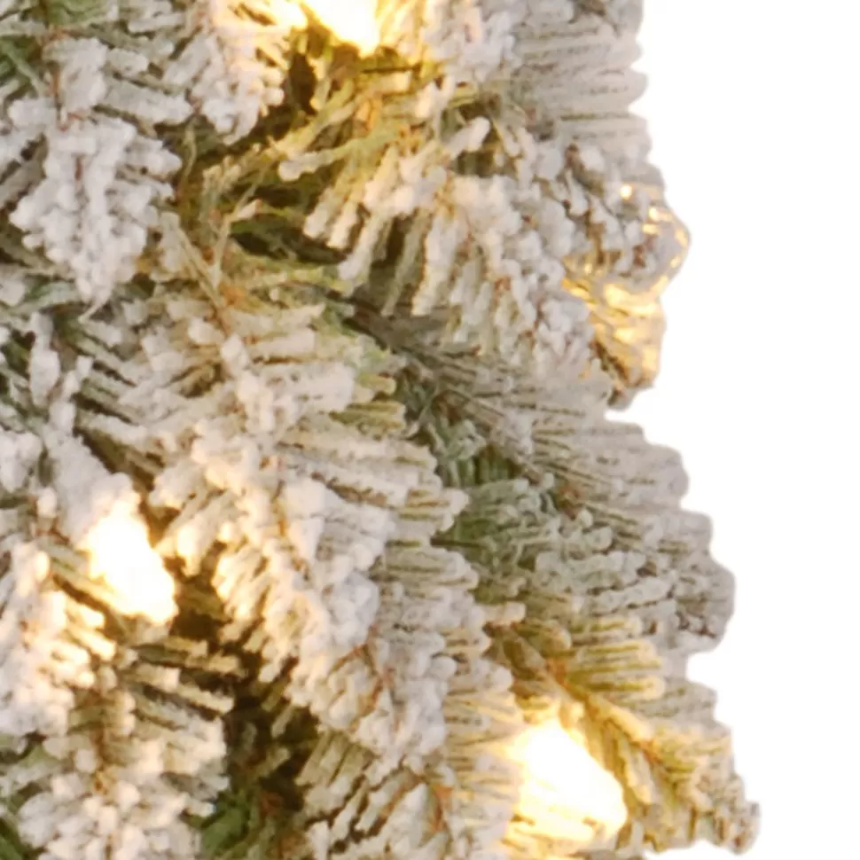 Clearance The Holiday Aisle Snowy Downswept Forestree 5' Green Fir Artificial Christmas Tree With 70 Clear/White Lights