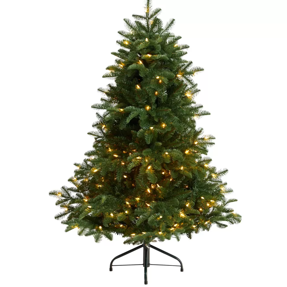 Cheap The Holiday Aisle South Carolina 5' Green Spruce Artificial Christmas Tree With 300 Clear Lights