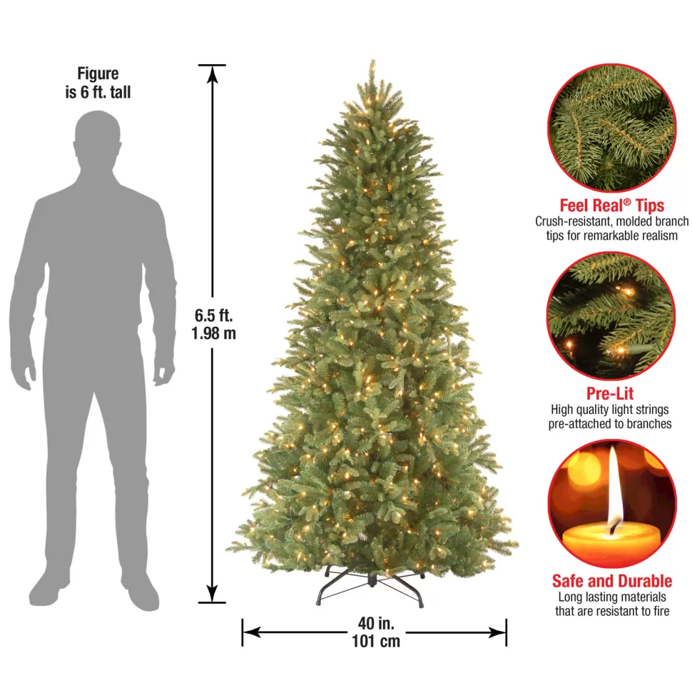Hot Mercury Row Tiffany Fir 9 Ft Large Slim Prelit Artificial Christmas Tree
