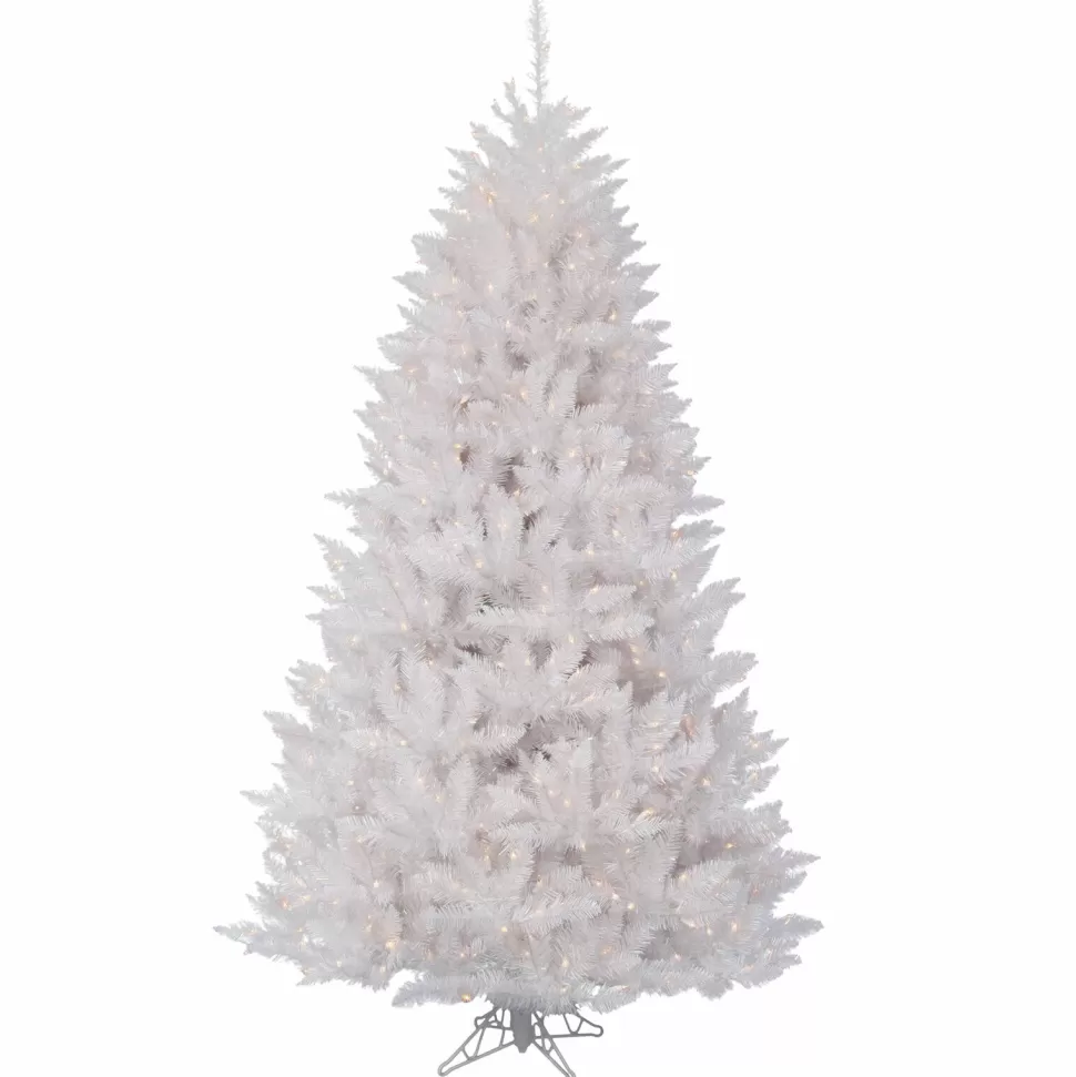 New Vickerman Sparkle White Spruce Artificial Christmas Tree