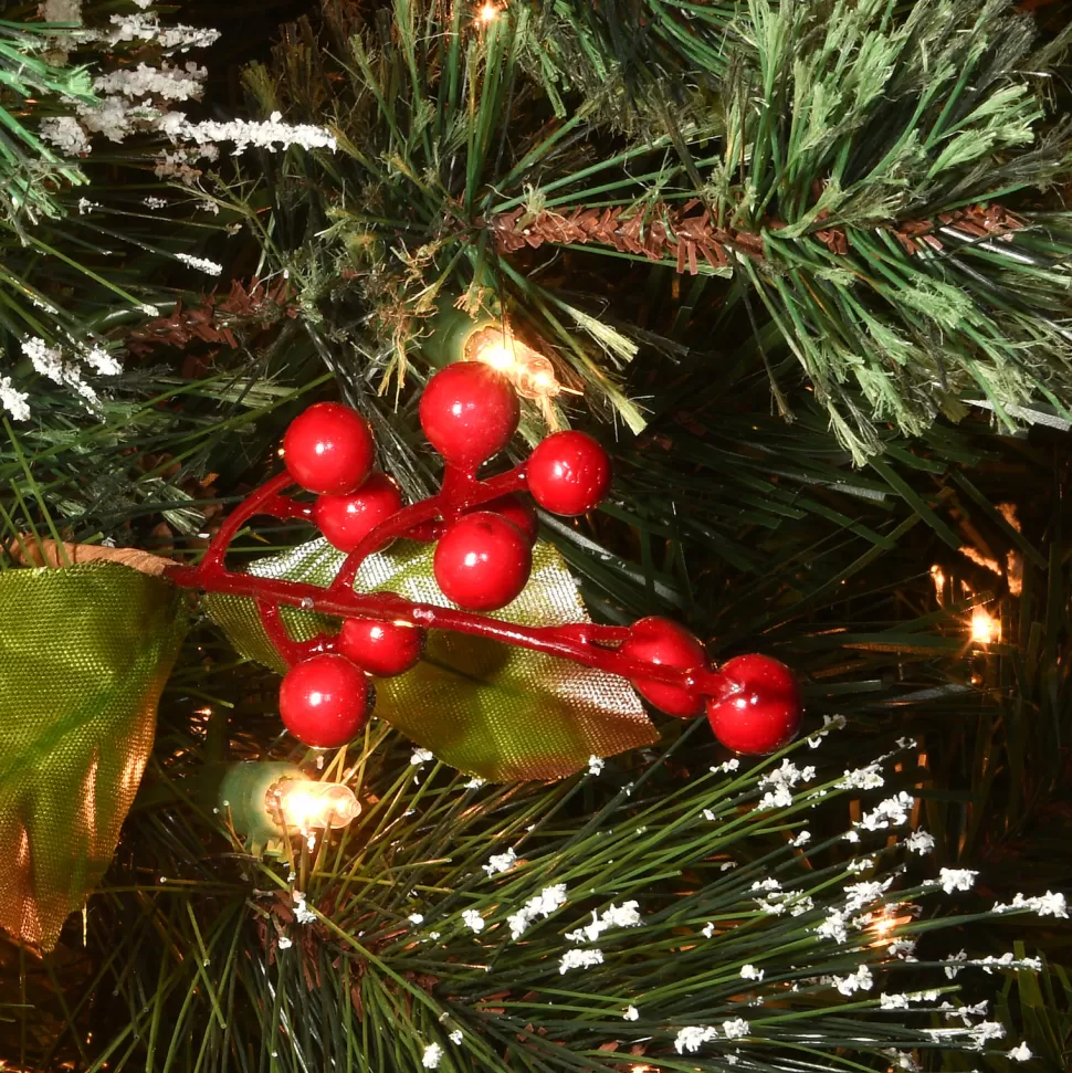 Online The Holiday Aisle Wintry Pine 6.5' Green Christmas Tree With 550 Clear/White Lights